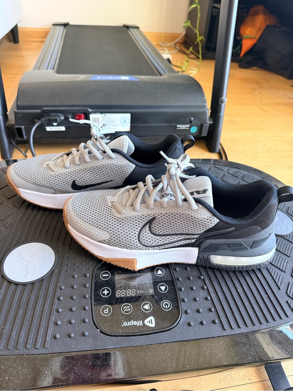 Nike Men’s Grey, Black and Brown Air Max Casual Sneakers